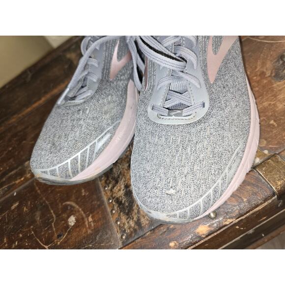 Brooks Womens Adrenaline GTS 18 1202681B005 Purple Gray‎ Running Shoes Size 11.5 - Picture 8 of 14